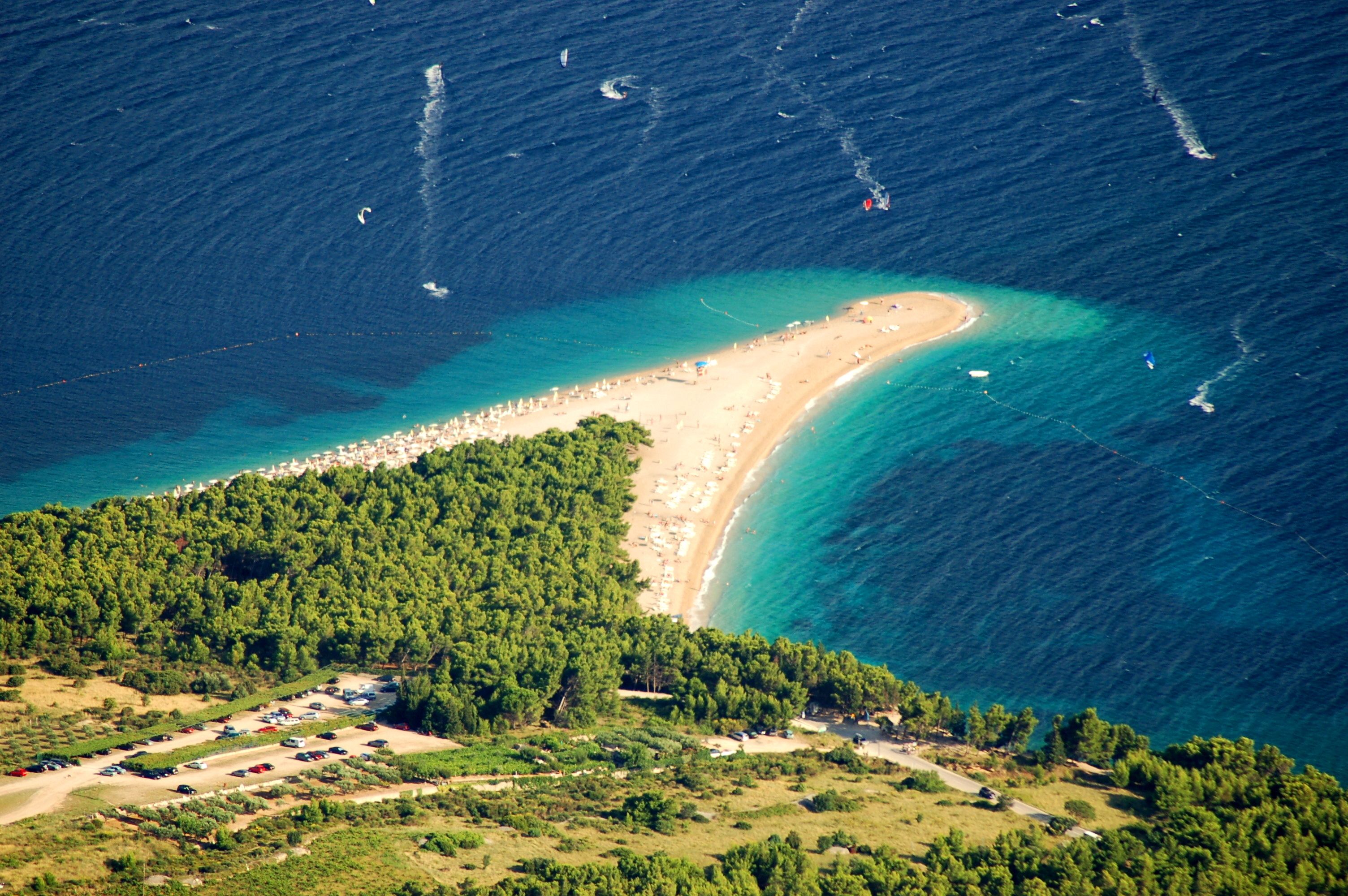 Zlatni rat je jednou z nejkrásnějších pláží v Evropě
